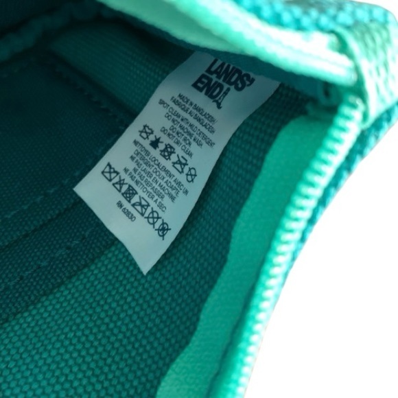 LANDSEND Canvas Pouch 7.75”x5.25” Sturdy Wristlet, Make Up Bag, Fashion Clutch - Picture 4 of 5